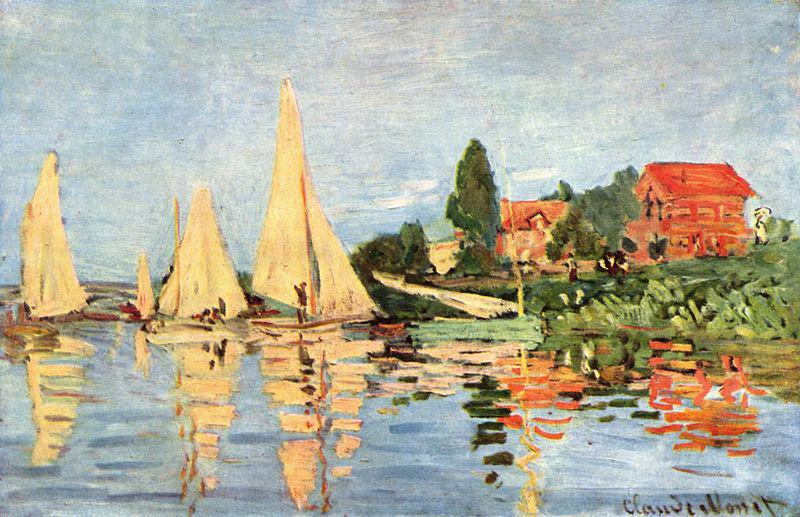Claude Monet Regatta bei Argenteuil oil painting picture